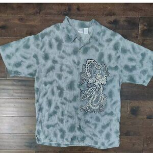 Tie Dye Shirt Dragon Utility Brand Size XL Mens Y2K Vintage